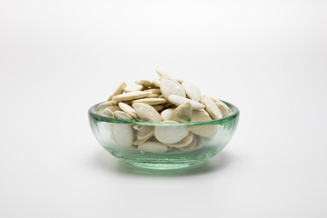 Pipas de calabaza tostadas y saladas