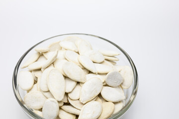 Pipas de calabaza tostadas y saladas