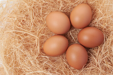 Eggs are very high in nutrients.