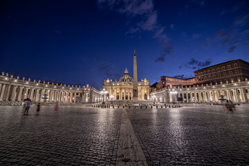 Fototapeta na wymiar Piazza San Pietro, Roma
