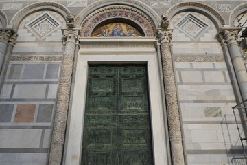 Cathedrale Eglise Porte Mur Entrée
