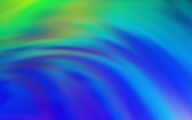 Obraz premium Light Blue, Green vector texture with wry lines. Glitter abstract illustration with wry lines. The best colorful design for your business.