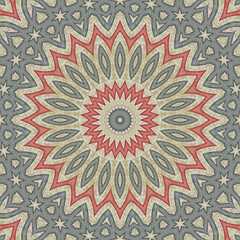 Abstract mandala style pattern