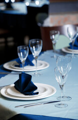 table setting for a dinner