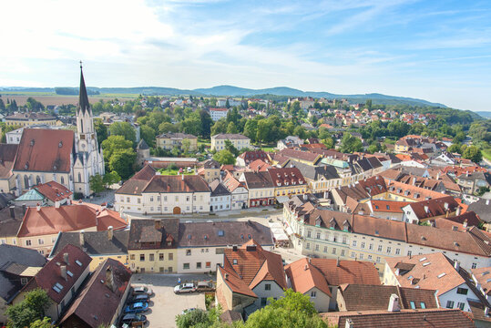 panorama of Melk,Austria