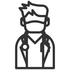health medicine doctor quality medical service icon set