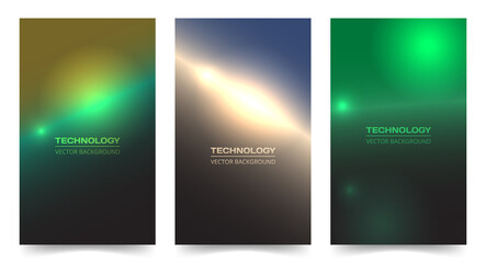 Abstract modern cover template collection. Abstract colorful vertical covers set. Colorful template with defocused effect in modern vertical backgrounds.