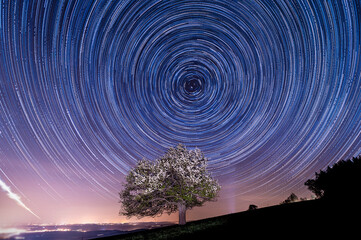 Star trails Lopeník © Petr