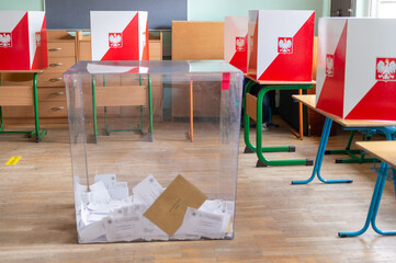 urna do głosowania w lokalu wyborczym, Wybory Prezydenckie 2020 w Polsce