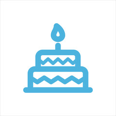 cake icon flat vector logo design trendy