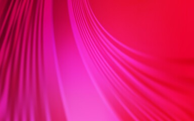 Light Pink vector layout with bent lines. Glitter abstract illustration with wry lines. A completely new template for your design.