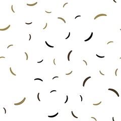 Dark Green, Yellow vector seamless layout with curved lines. Colorful abstract illustration with gradient lines. Pattern for your business design.