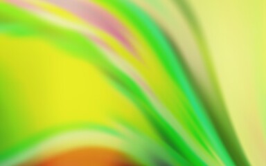 Light Green, Yellow vector colorful abstract background. An elegant bright illustration with gradient. New style design for your brand book.
