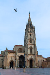 Fototapeta na wymiar Cathedral of San Salvador, Oviedo, Spain
