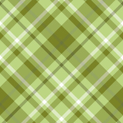 Seamless pattern in simple swamp green and white colors for plaid, fabric, textile, clothes, tablecloth and other things. Vector image. 2