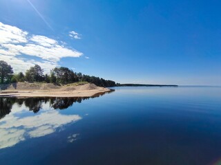 lake and sky