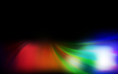 Dark Multicolor vector glossy abstract background. Colorful illustration in abstract style with gradient. Background for designs.