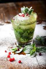 mojito cocktail in a glass