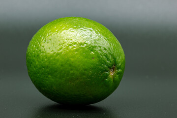 Green lime citruss fruit textured peel