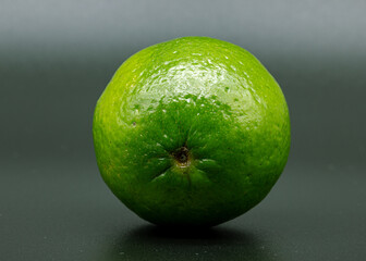 Green lime citruss fruit textured peel