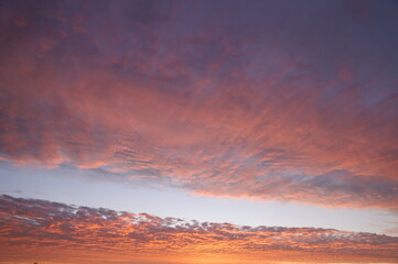 Fototapeta na wymiar red sky at sunset