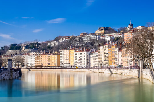 Quai Saint Vincent and Saone in Lyon