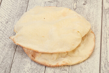 Traditional Pita bread for snack