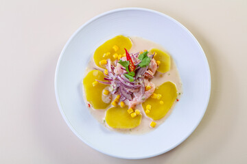 Ceviche with salmon