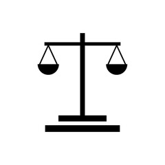 Justice law scale icon