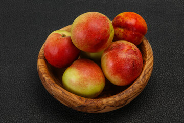 Sweet tasty fresh ripe apricots