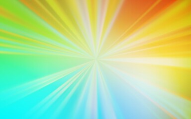 Light Blue, Yellow vector glossy abstract backdrop. Abstract colorful illustration with gradient. Smart design for your work.