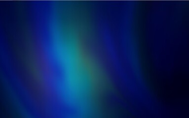 Dark BLUE vector blurred template. Glitter abstract illustration with gradient design. New style for your business design.