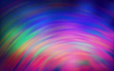 Light Multicolor vector layout with curved lines. Colorful illustration in simple style with gradient. Brand new design for your ads, poster, banner.