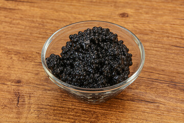 Luxury strugeon fish black caviar