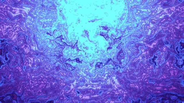 flickering ultraviolet oil paint. loop abstract animation