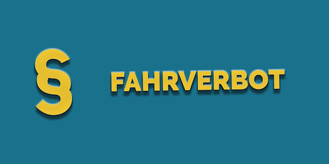 Fahrverbot