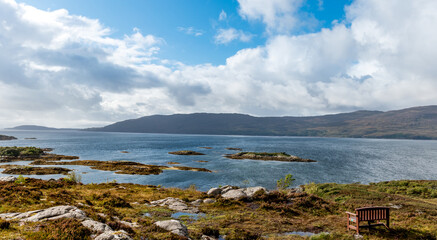 Plockton Coastline near the Isle of Skye, Scotland.