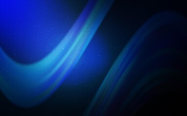 Fototapeta premium Dark BLUE vector layout with cosmic stars. Shining colored illustration with bright astronomical stars. Best design for your ad, poster, banner.