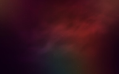 Dark Green, Red vector background with galaxy stars. Space stars on blurred abstract background with gradient. Best design for your ad, poster, banner.