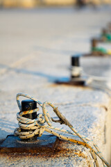 Anlegepoller in Porec