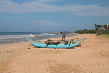Obraz premium boat on the beach