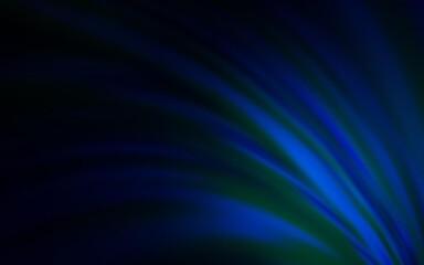 Dark BLUE vector abstract layout. Glitter abstract illustration with gradient design. Blurred design for your web site.