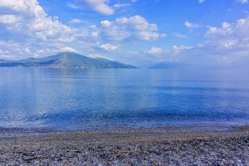 Picturesque view of Adriatic Sea in Albania.