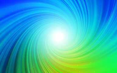 Light Blue, Green vector layout with cosmic stars. Modern abstract illustration with Big Dipper stars. Pattern for astronomy websites.