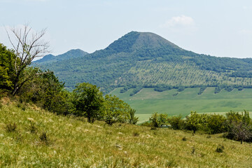 Rana mountain close town Louny, best paragliding place in the Czech republic