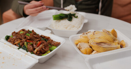Hong Kong style take away and eat at home