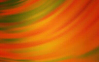 Light Orange vector background with bent lines. Modern gradient abstract illustration with bandy lines. The best colorful design for your business.