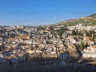 Fototapeta premium panoramic view of Granada Spain
