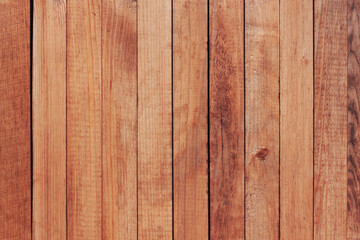 Fototapeta premium Woden table background made brown plank.