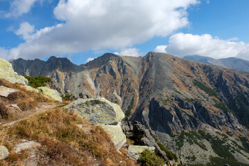 Great Cold Valley in Vysoke Tatry (High Tatras), Slovakia. The Great Cold Valley is 7 km long valley, very attractive for tourists